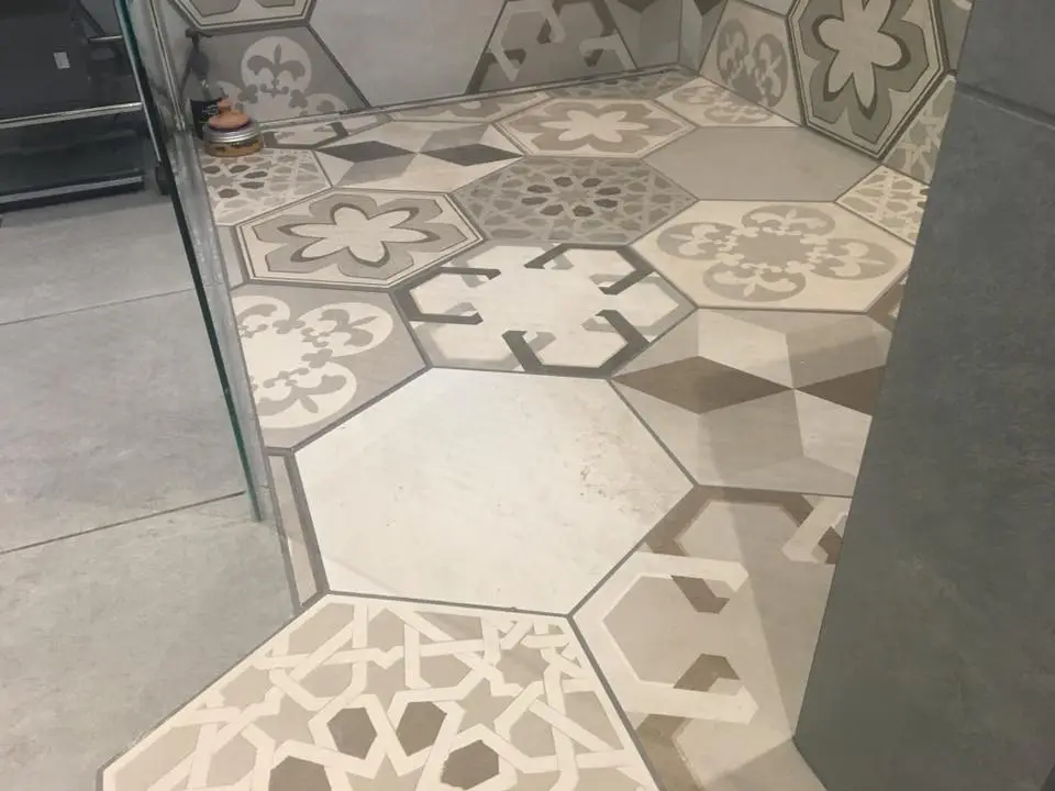 carrelage hexagonal